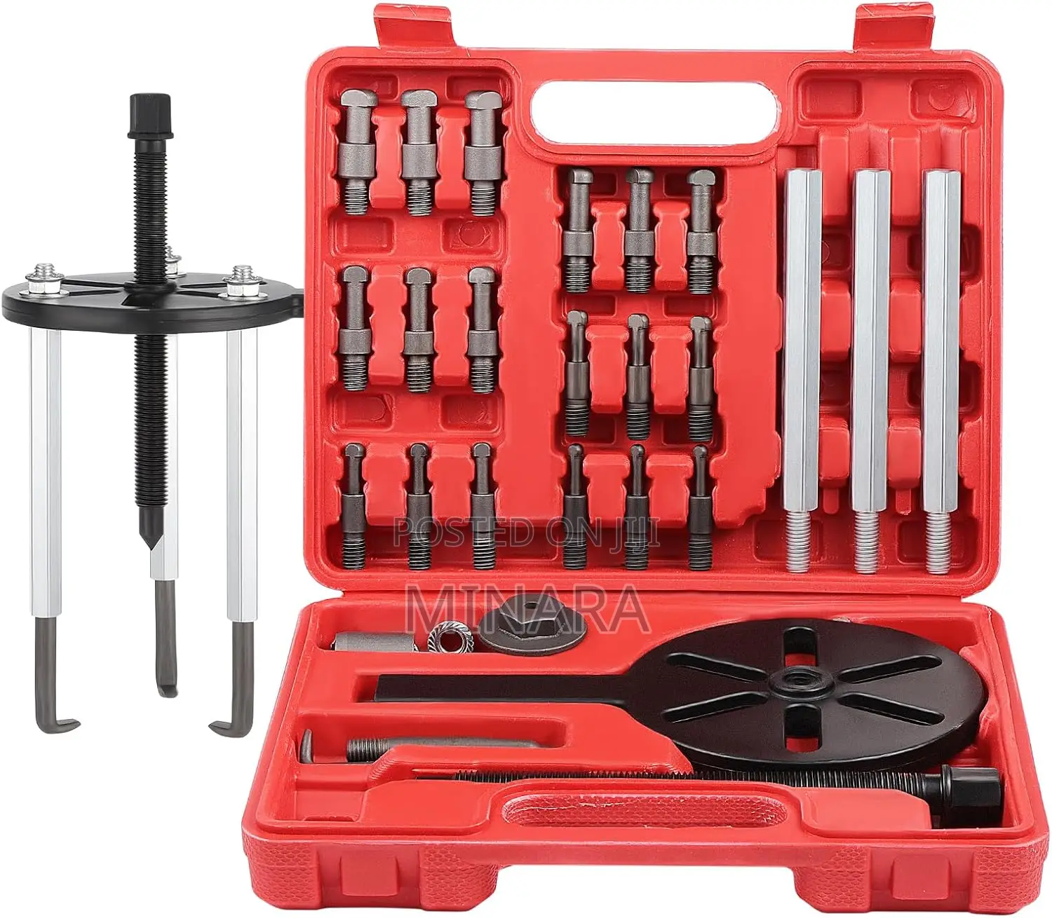 Bearing Removal Tool, Curved Jaw Inner Hole Extractor, Gear Puller Set
