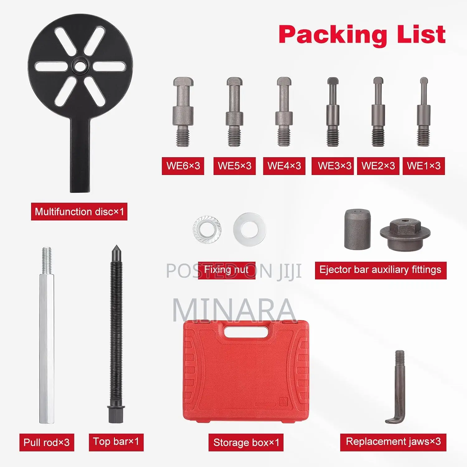 Bearing Removal Tool, Curved Jaw Inner Hole Extractor, Gear Puller Set