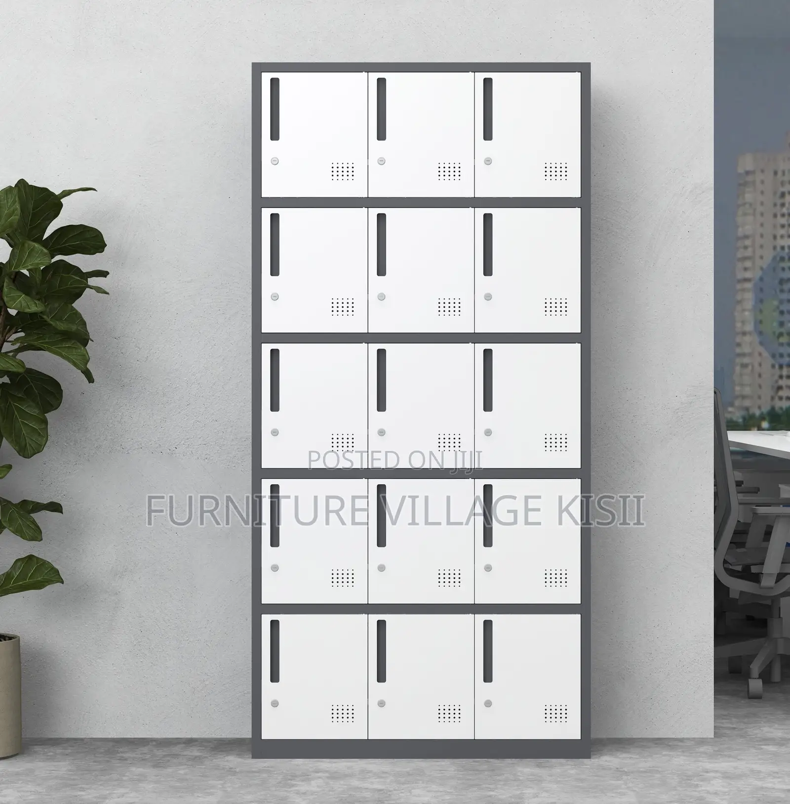 Locker:15-Door Lock Locker Cabinet