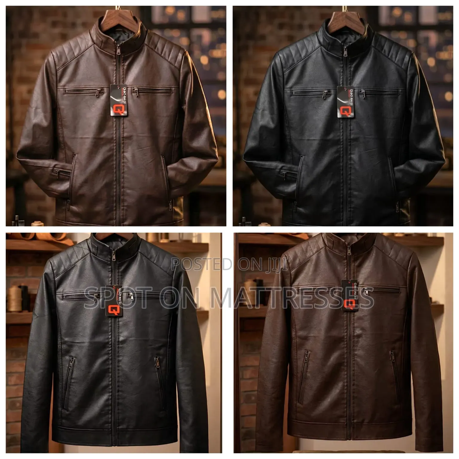 Leather Jackets for Men. Size L - 4XL. Countrywide Delivery.