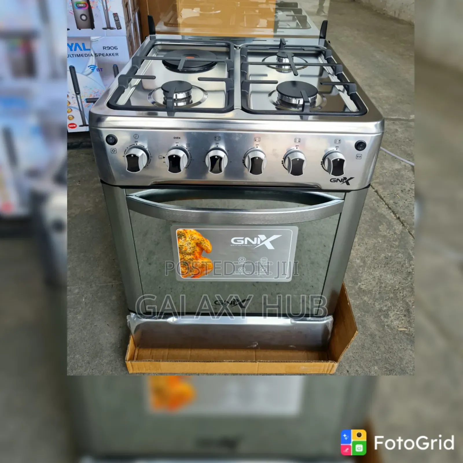 Gnix 3+1 (60x60)standing Cooker With Electric Oven
Now Available