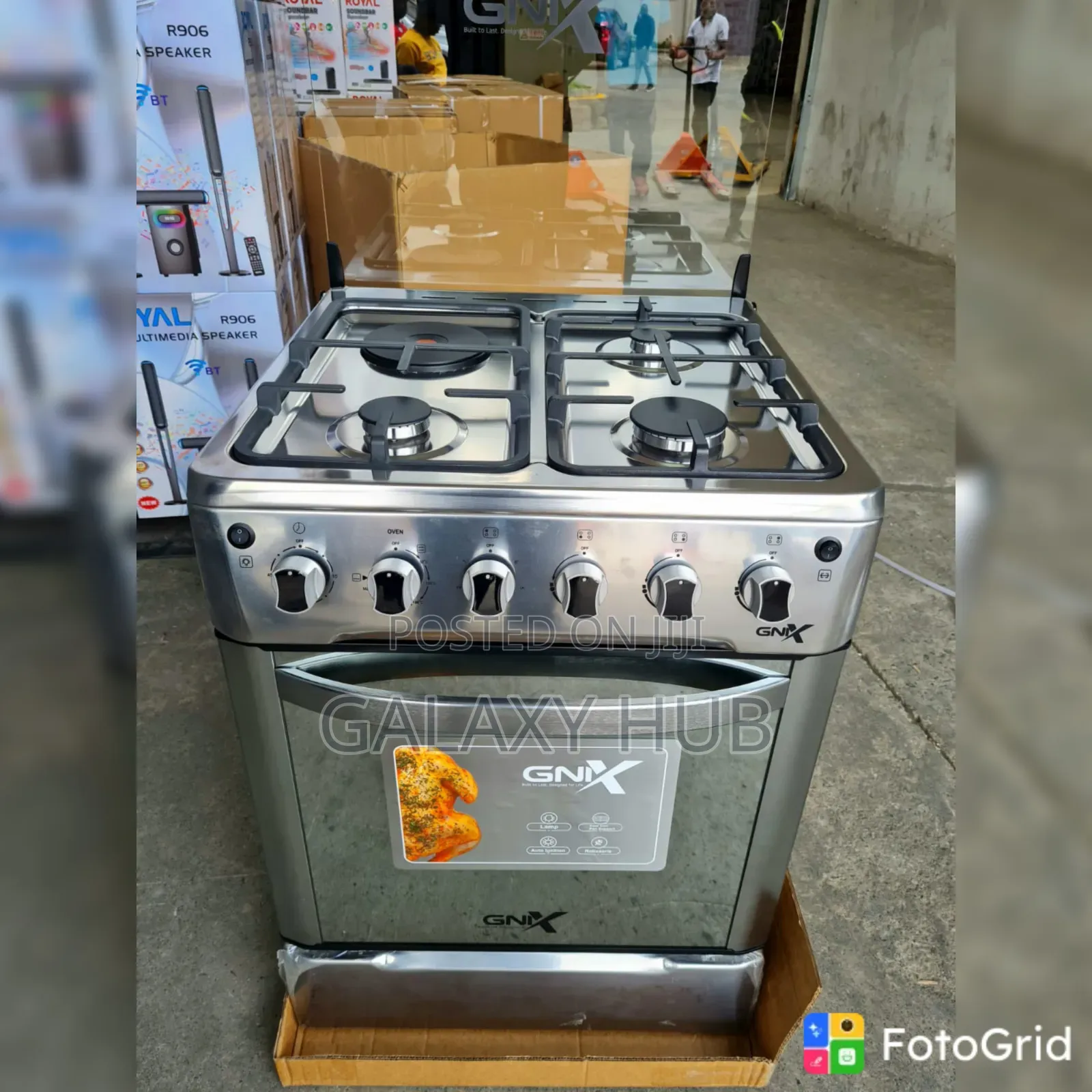 Gnix 3+1 (60x60)standing Cooker With Electric Oven
Now Available