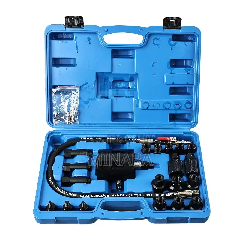 23Pcs, Pneumatic Injector Puller Set for Diesel Engines,72-116 Psi