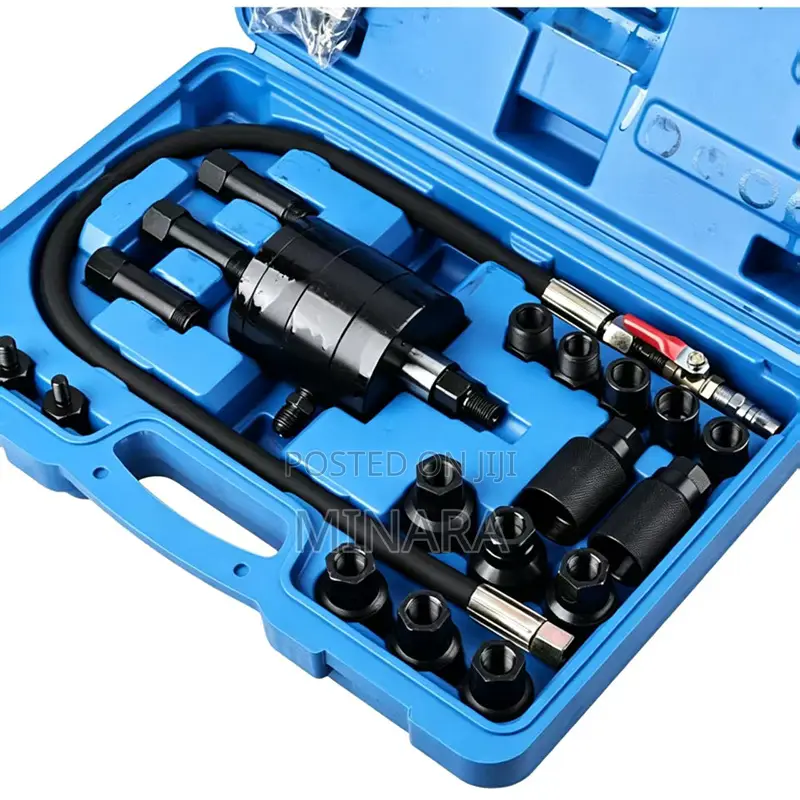 23Pcs, Pneumatic Injector Puller Set for Diesel Engines,72-116 Psi