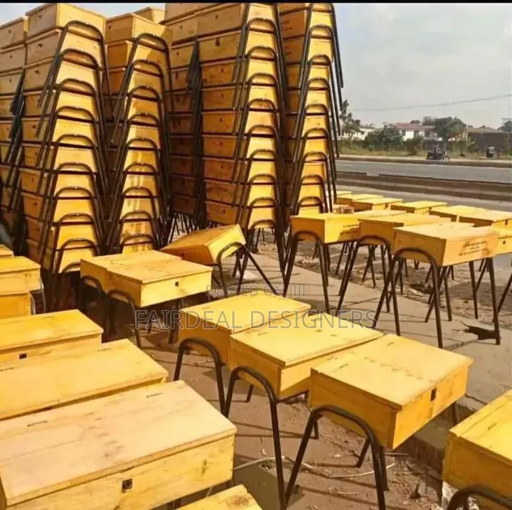 School Lockers and Chairs