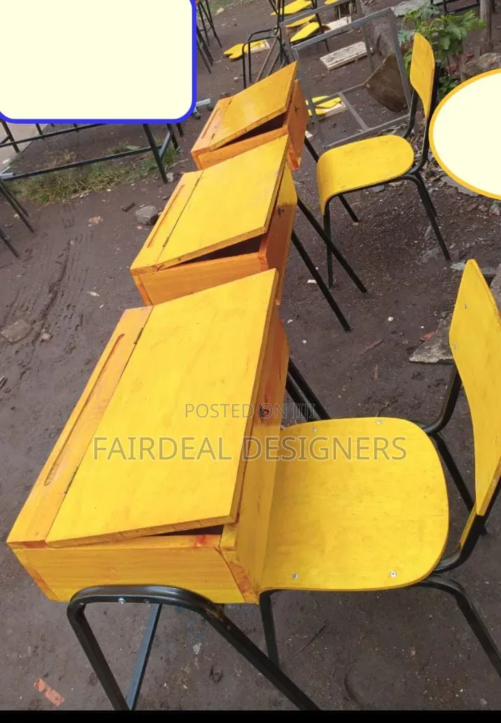 School Lockers and Chairs