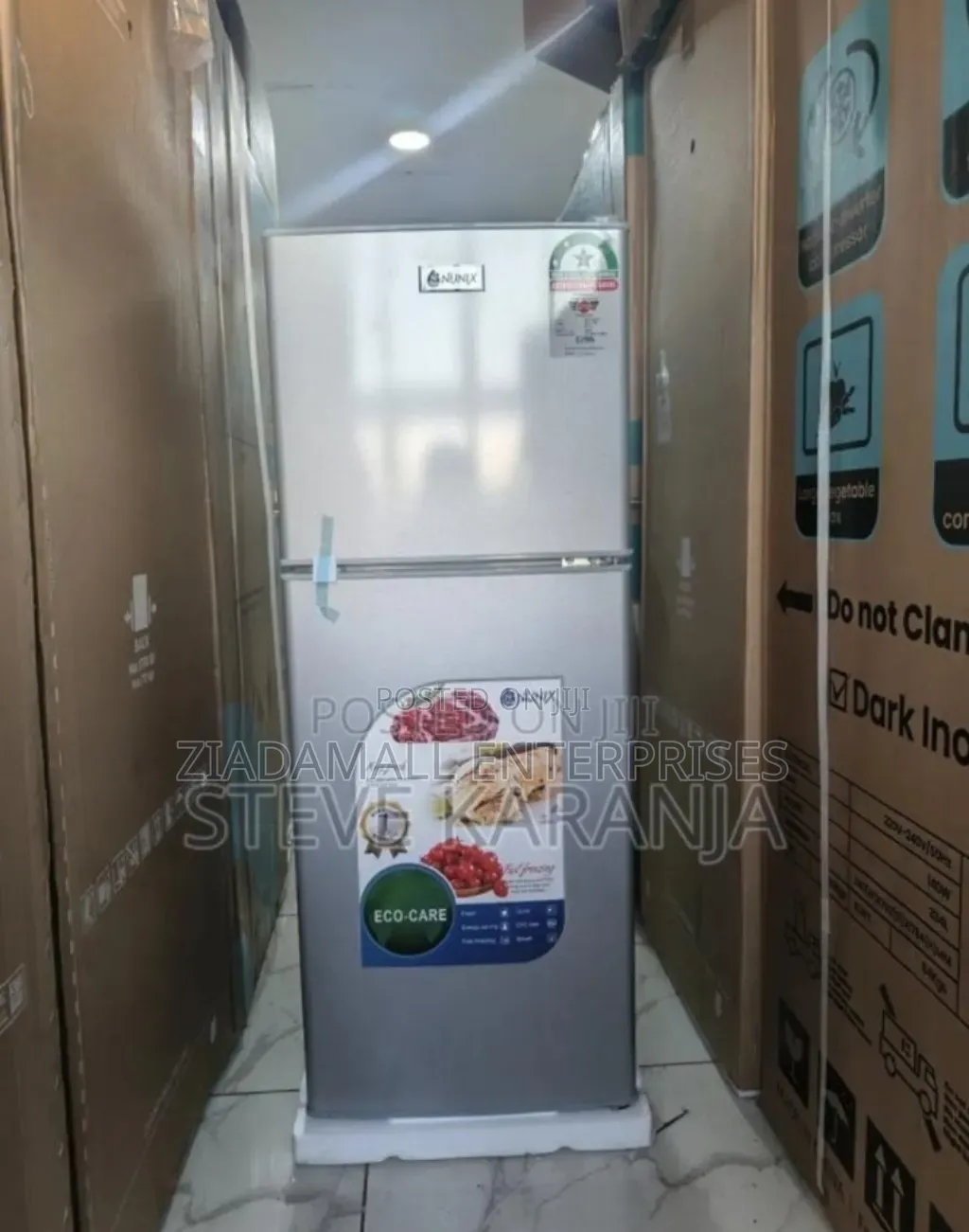 Pay on Delivery Nunix 138L Fridge. With Guard