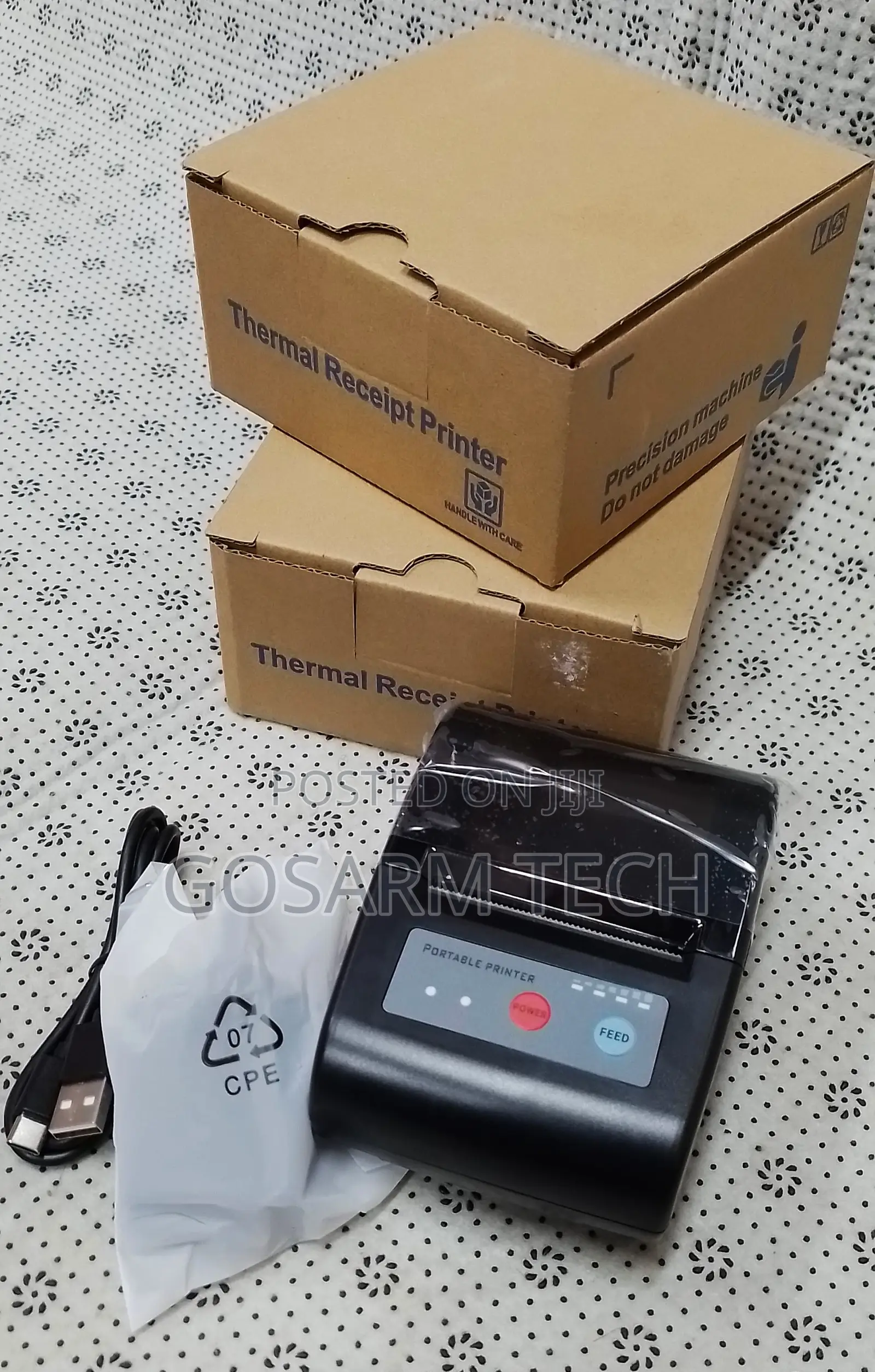 P58E 58mm Mini Portable Receipt Printer