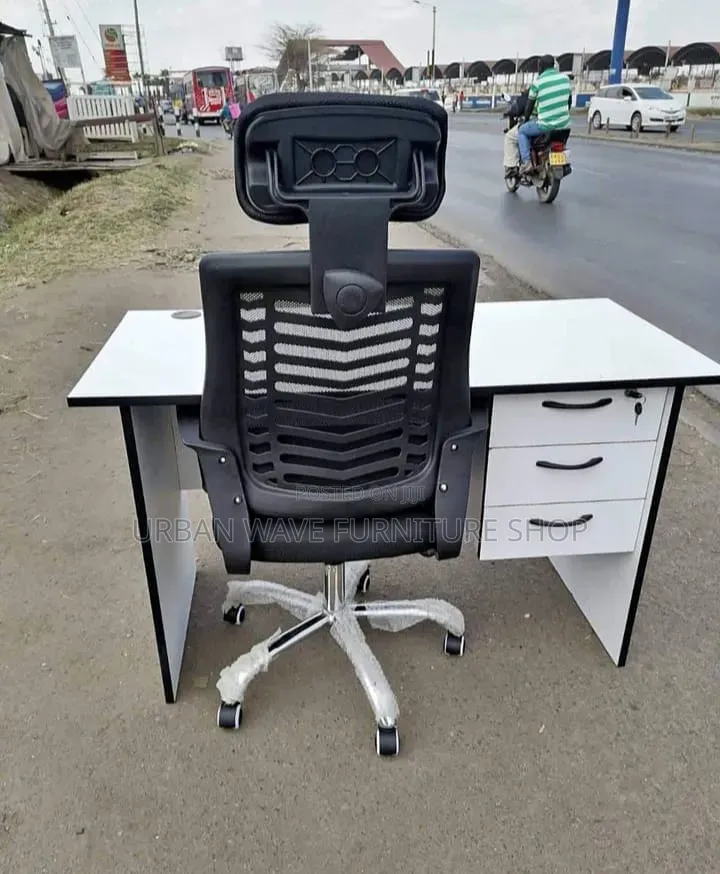 Office Manager Desk and Chair Set