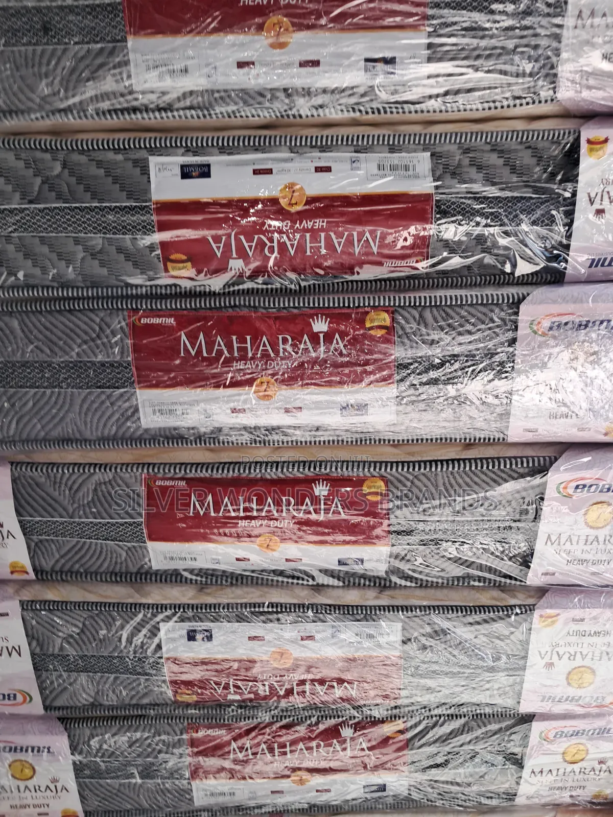 Maharaja 5 Years Guaranteed Bobmil Foam Mattress. 5x6 10inches.