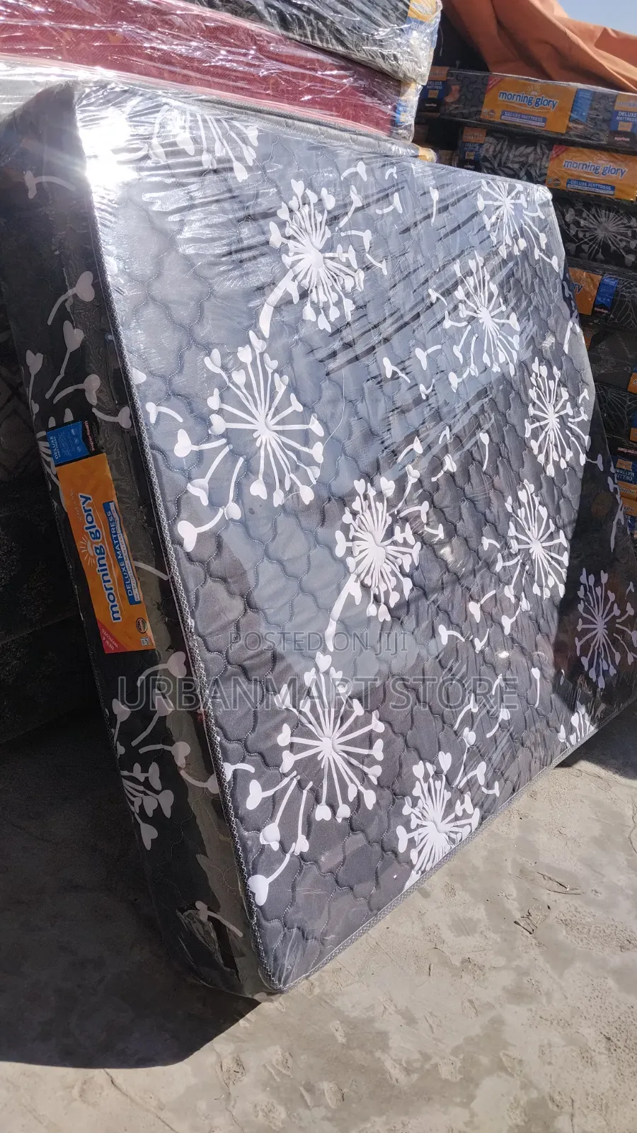 New High Density Morning Glory Quilted Mattress 5×6 8 Inch Superfoam