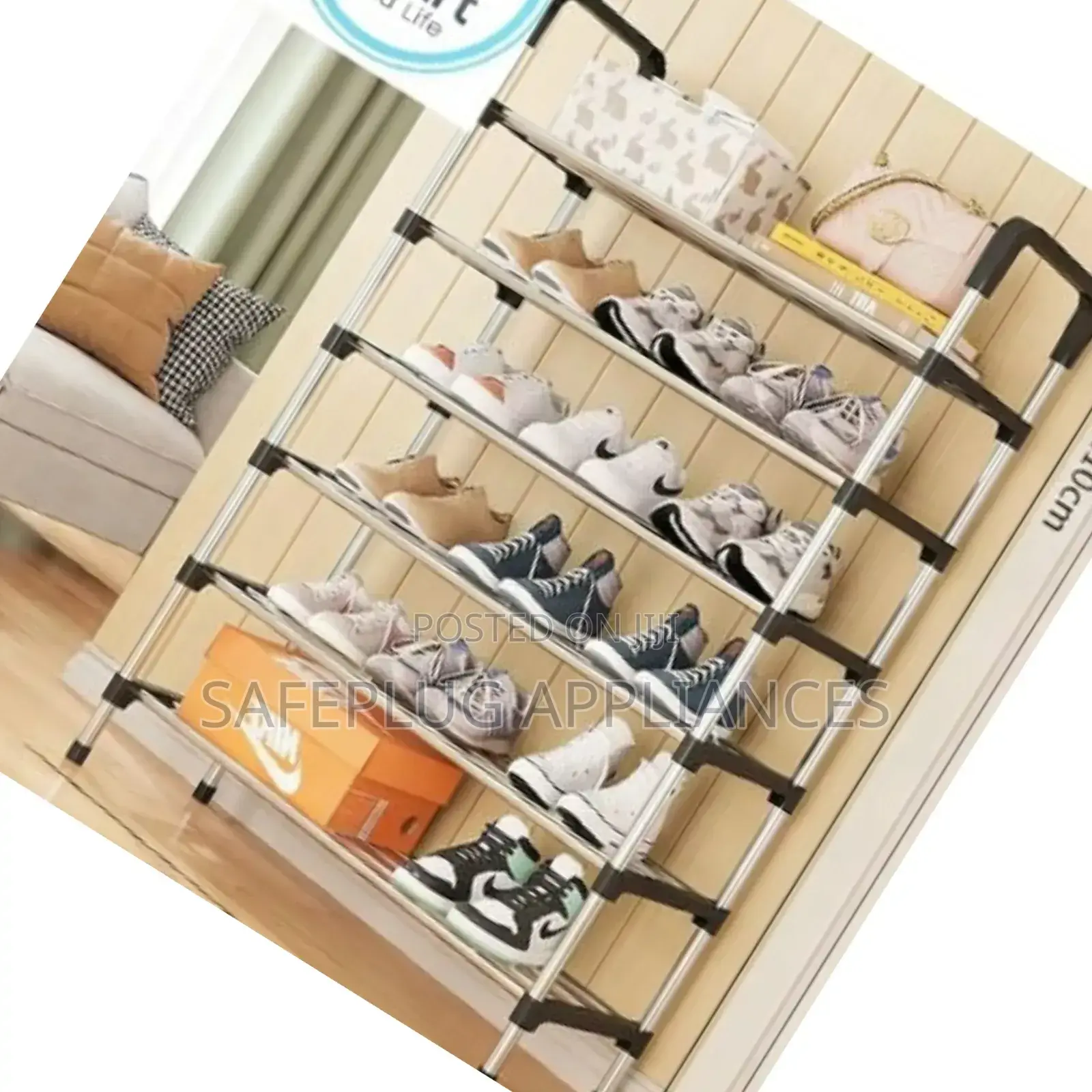 7-Layer Shoe Storage Rack – Affordable Home Organizer 