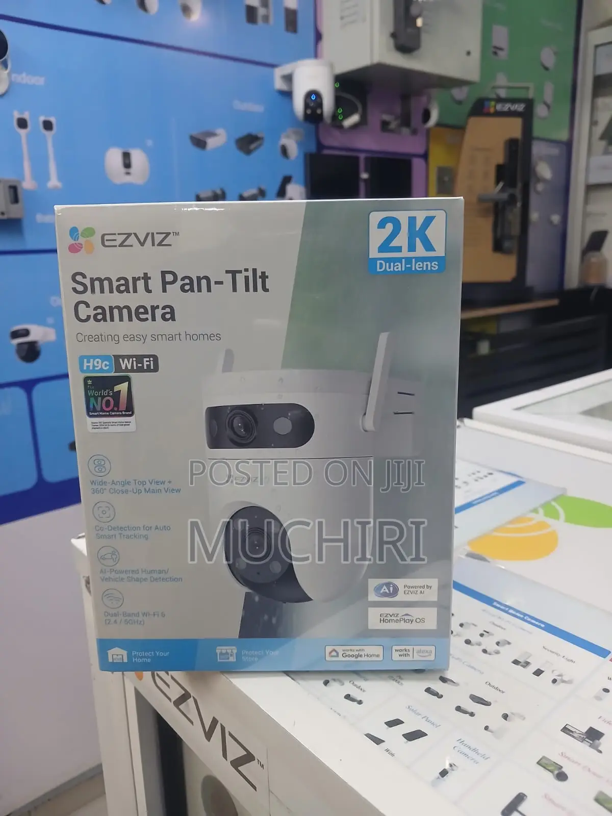 Wireless Outdoor Ezviz H9c Dual-Lens Pan Tilt Wi-Fi Camera