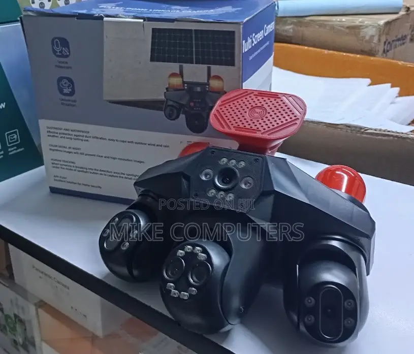 FOUR 4Lens 4g Dual Panel 1ptz Lens With Strobe Light for Alarm