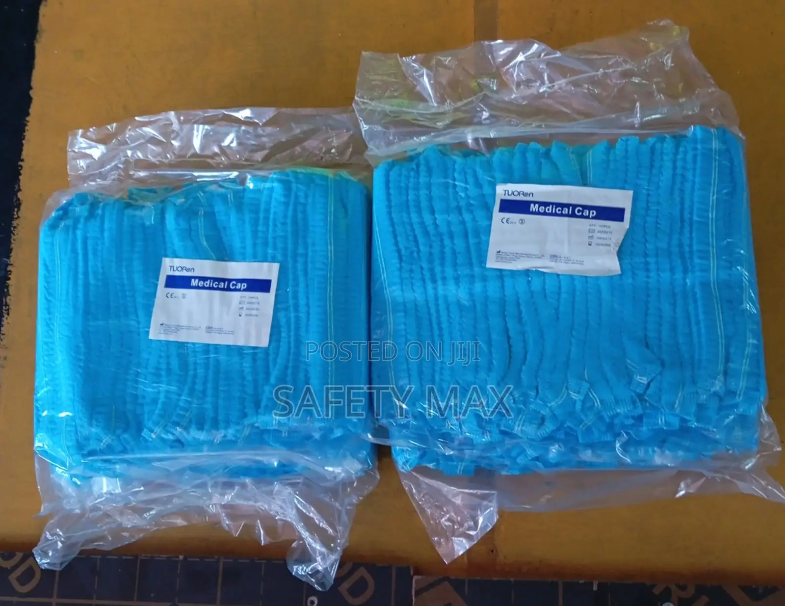 Disposable Hair Net White/Blue