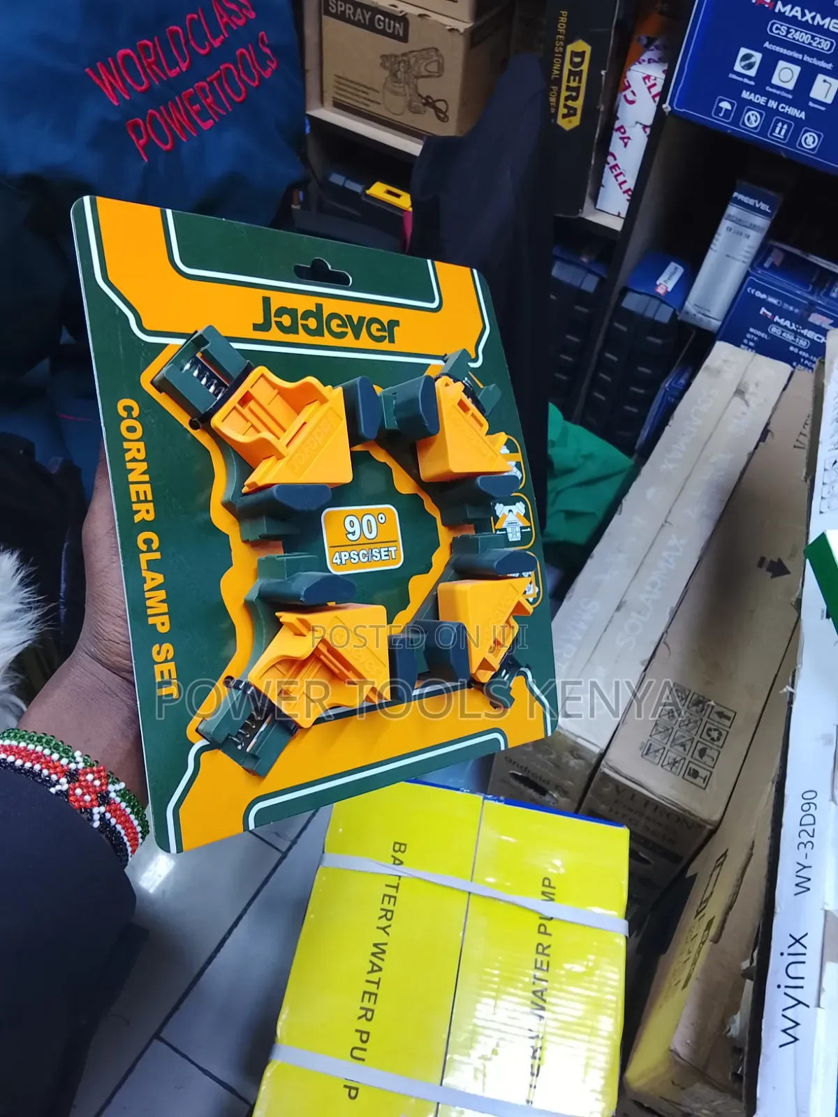 Jadever 90° Corner Clamp Set 