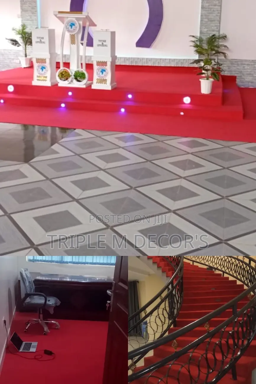 Easy to Clean Delta 4mm Wall to Wall Church Pulpit Carpet