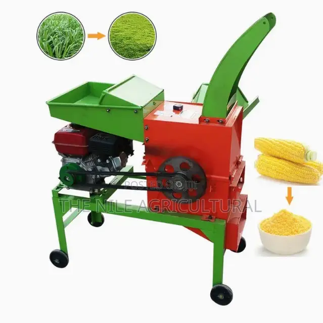 Electric Chaff Cutter Straw Crusher Animal Feed Cutter Machine
