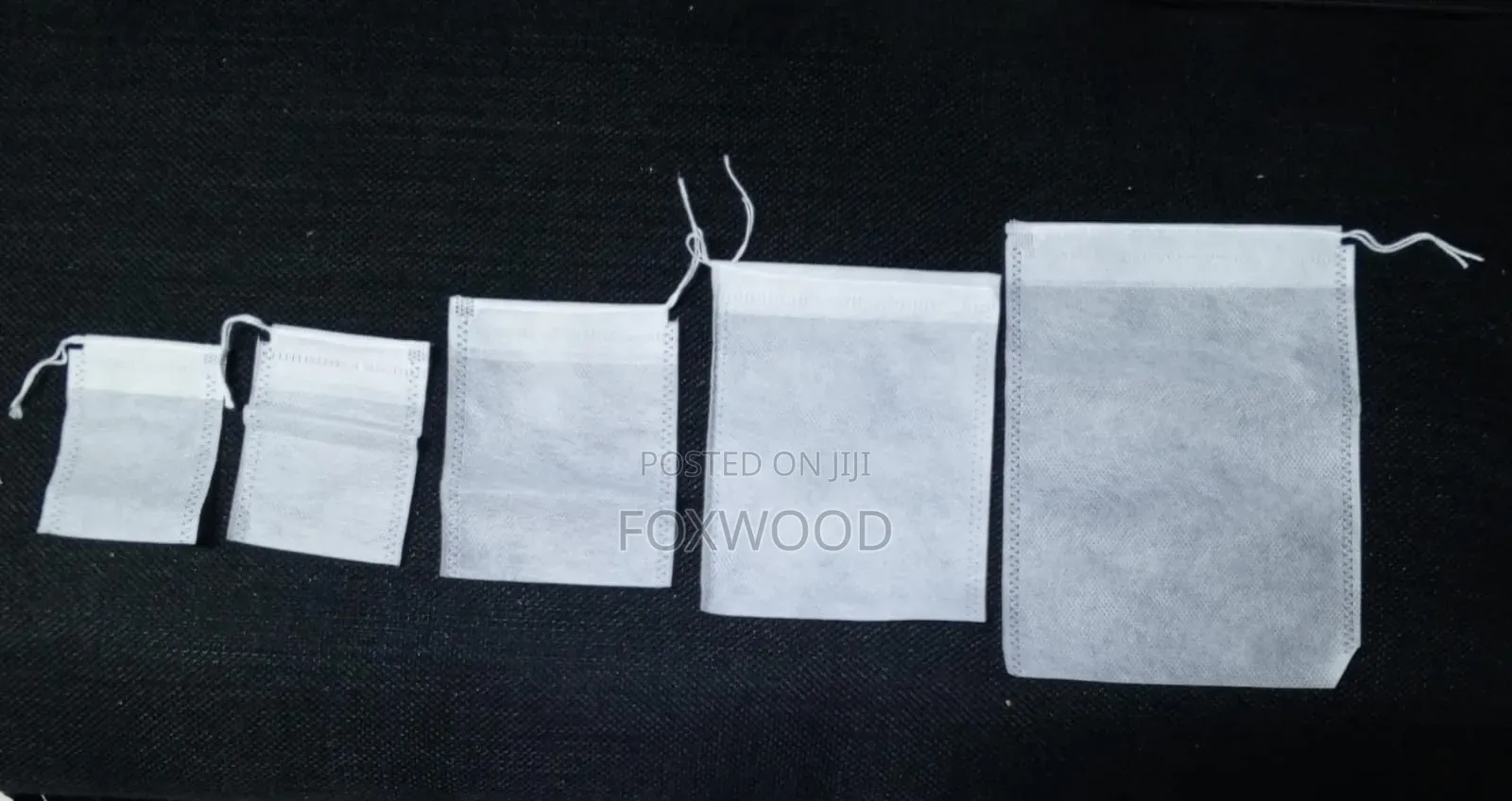 Disposable Non-Woven Fabric Drawstring Tea Filter Bags