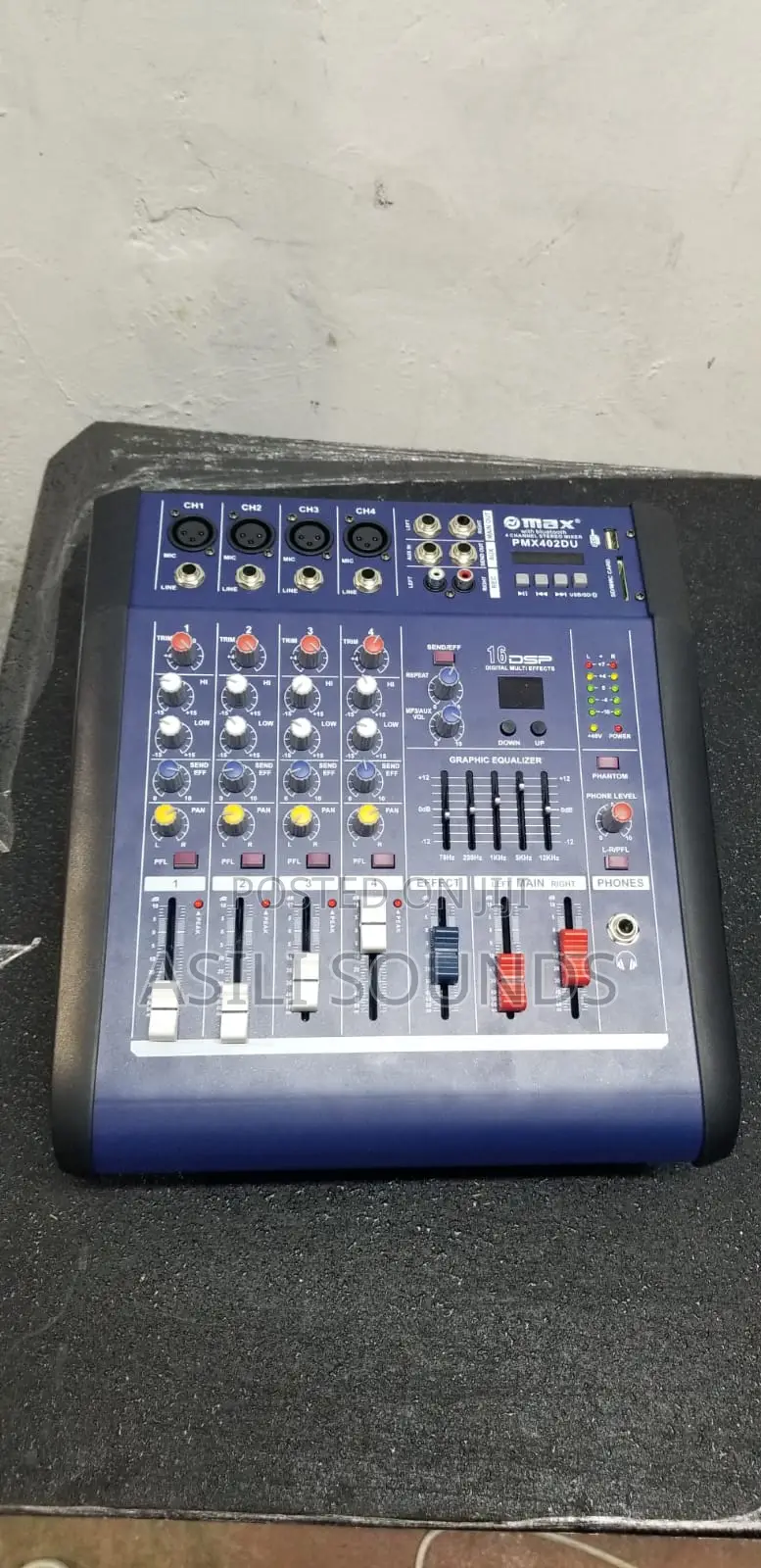 PMX402DU OMAX 4 Channel Mixer