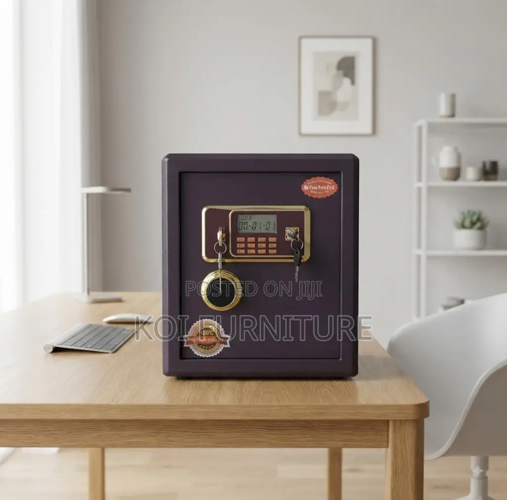 Office Safes; 48 KGs Home Office Meattalic Brown Finish Safes