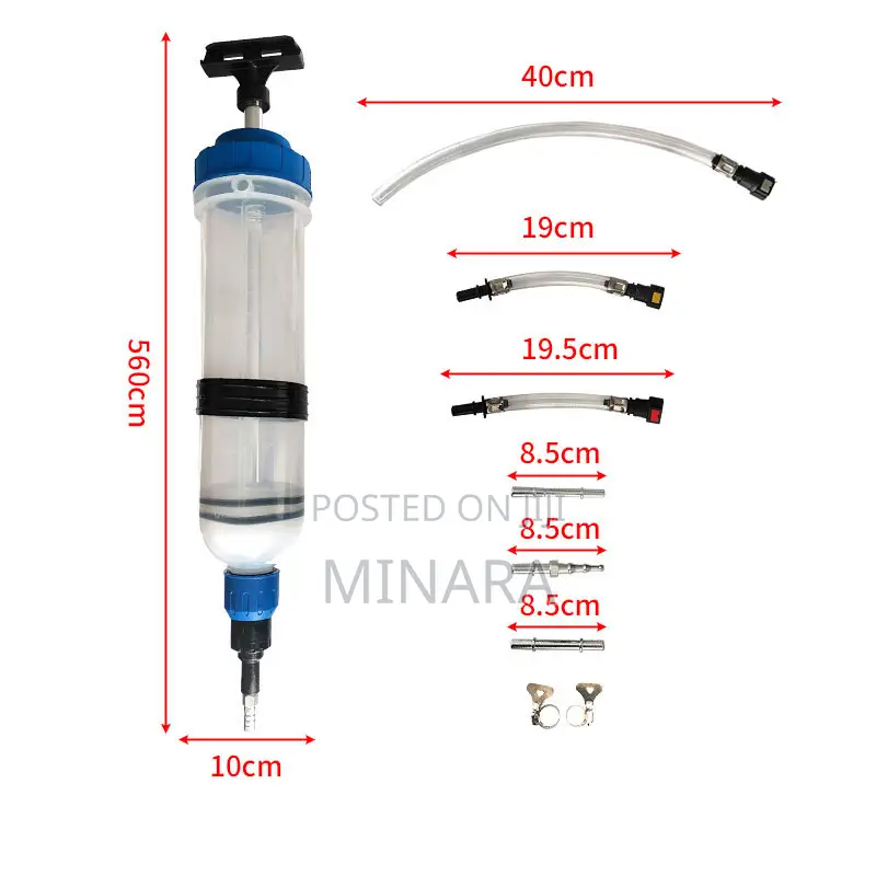 1500cc, Fluid Extractor Syringe, Manual Fluid Transfer Pump Dispenser