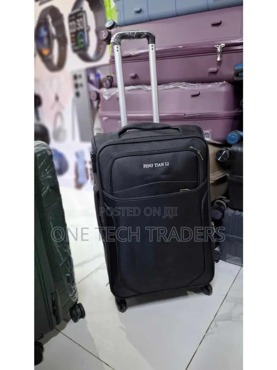 Medium Fabric Suitcase
