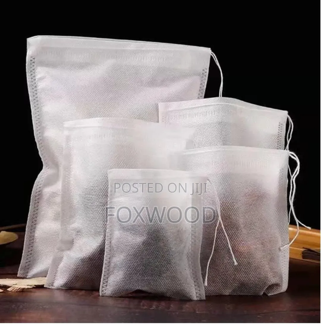 Disposable Non-Woven Fabric Drawstring Tea Filter Bags