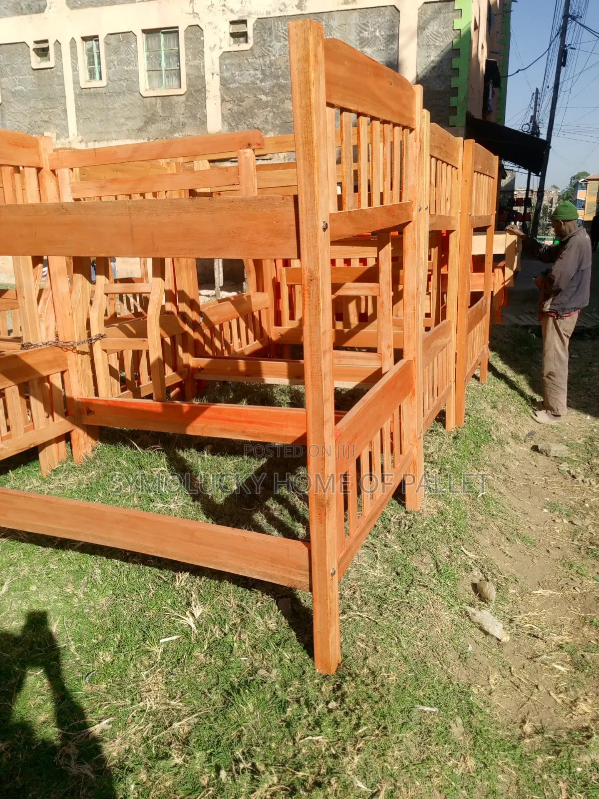 3*6 by 3*6 Hardwood Decker Bed. Quality Bed Framed