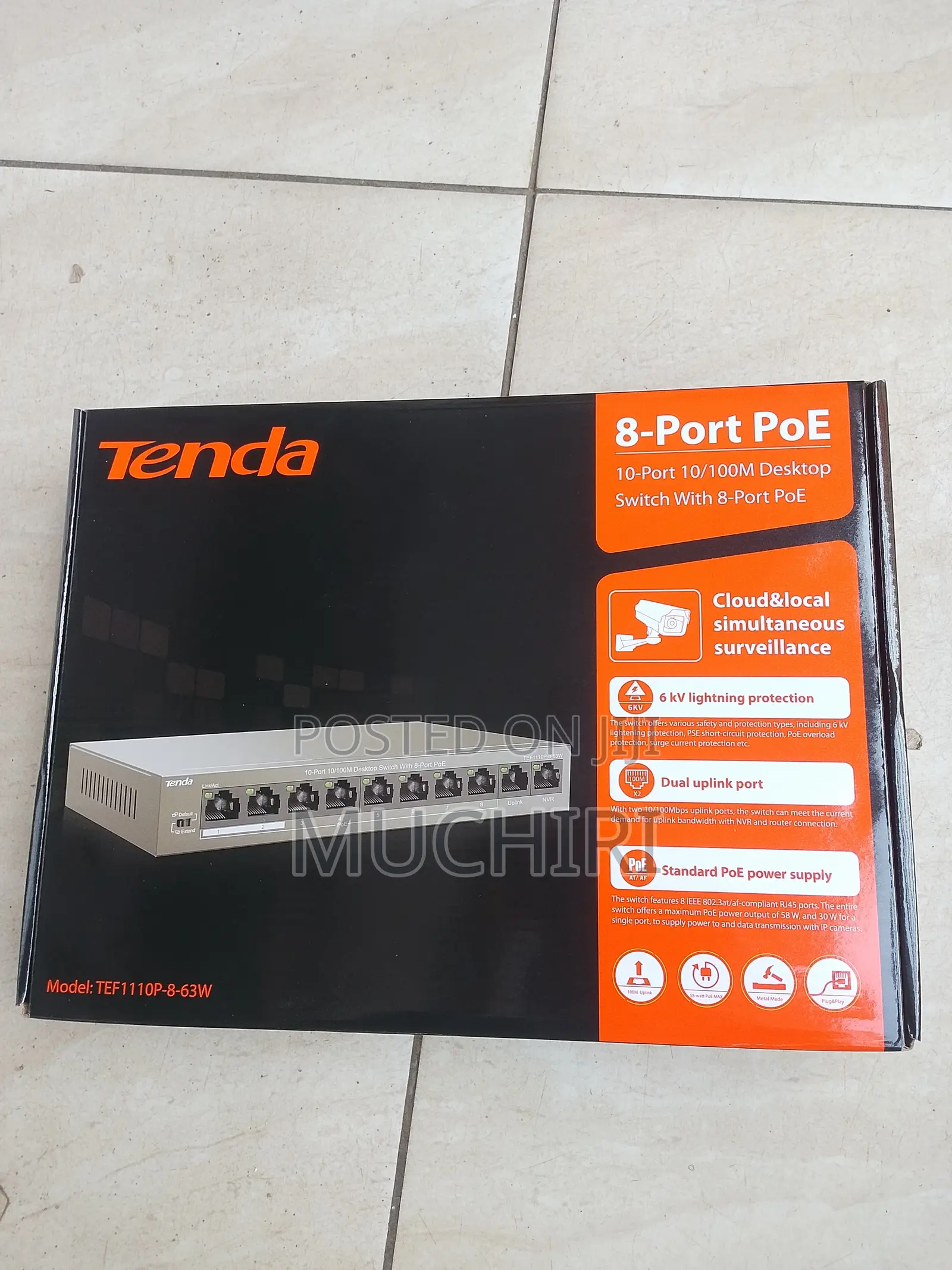 8 Port POE Switch