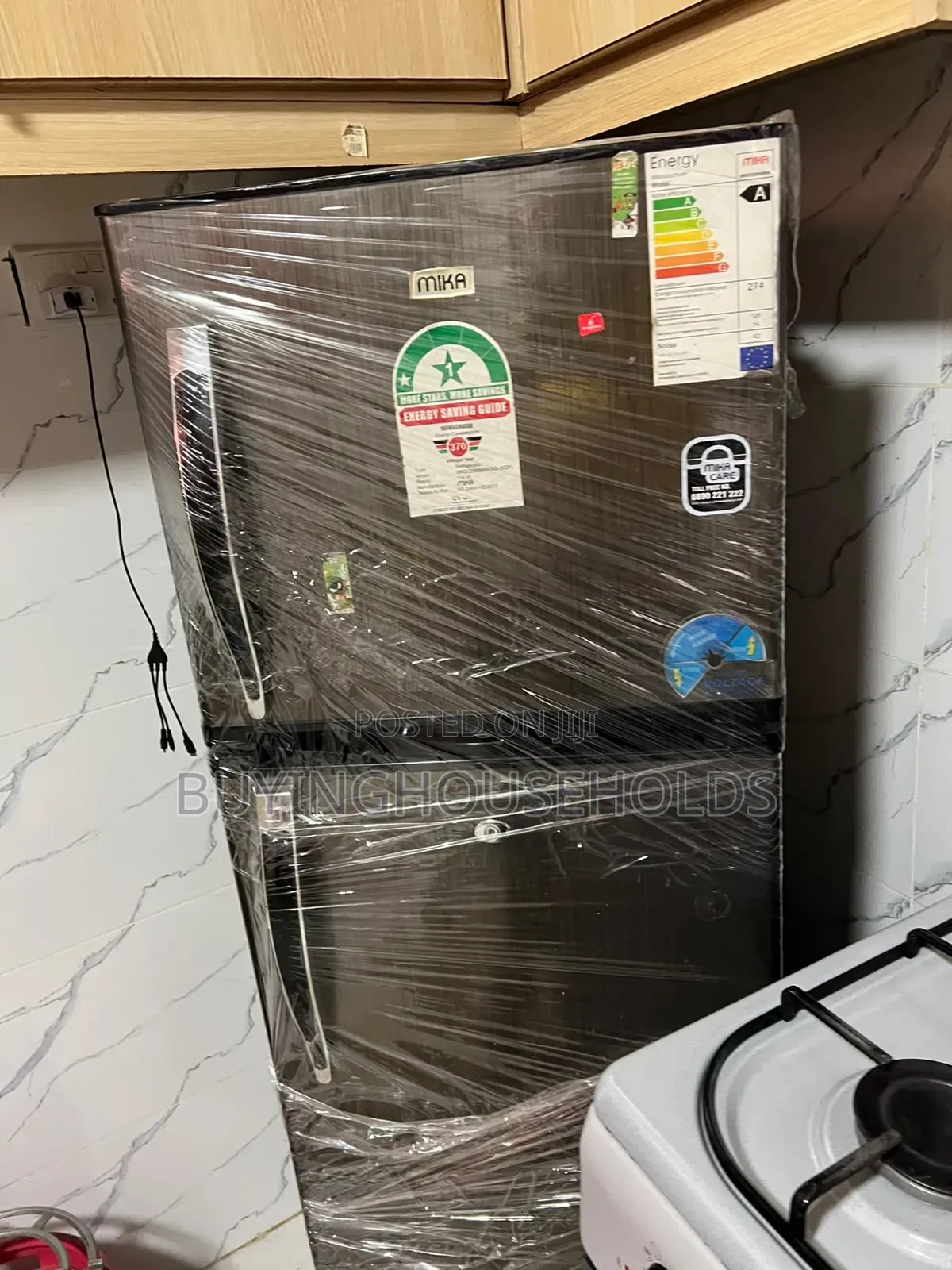 Mika 212L Two Door Fridge