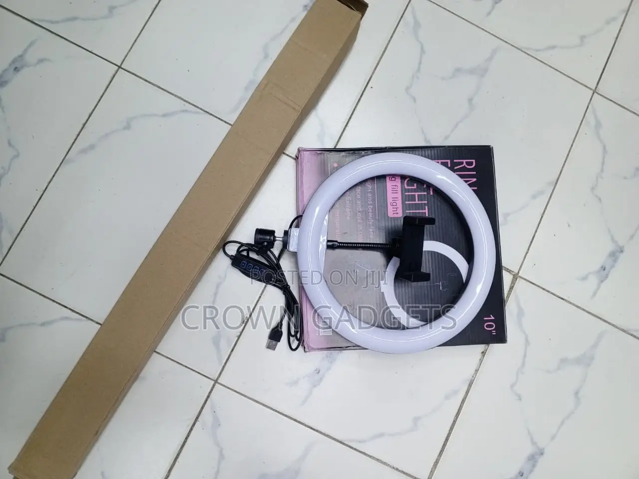 Portable 10 Inch Ring Fill Light for TikTok Live Streaming