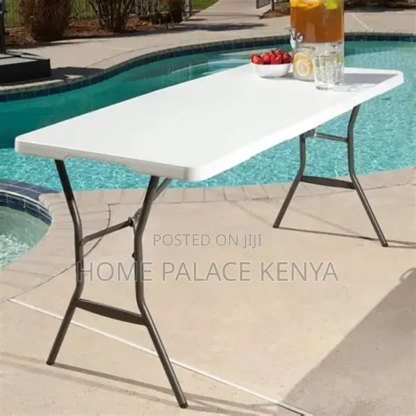 Outdoor Table; Adjustable Portable Outdoor Folding Table