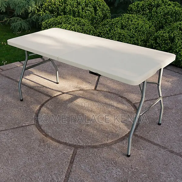 Outdoor Table; Adjustable Portable Outdoor Folding Table