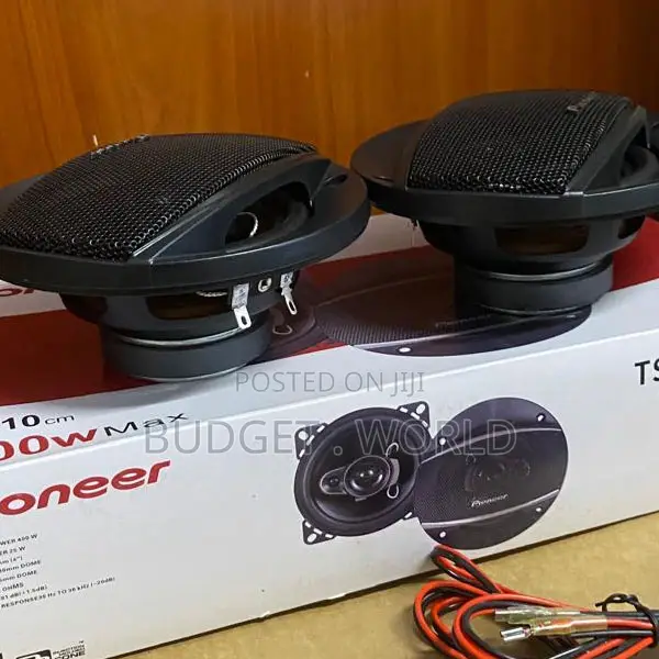 Pioneer TS-A1097S 4" 3-Way Music Car Speakers