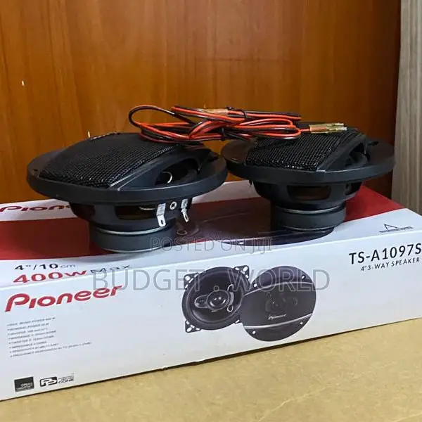 Pioneer TS-A1097S 4-Inch 3-Way Vehicle Audio Speakers