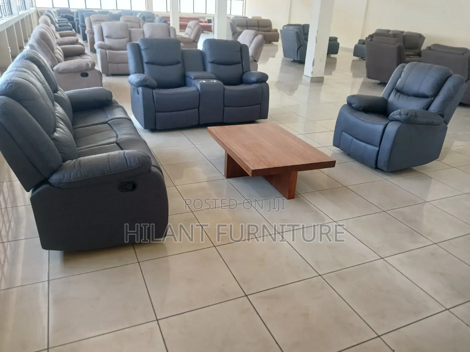 Six-Seater Recliner Sofa