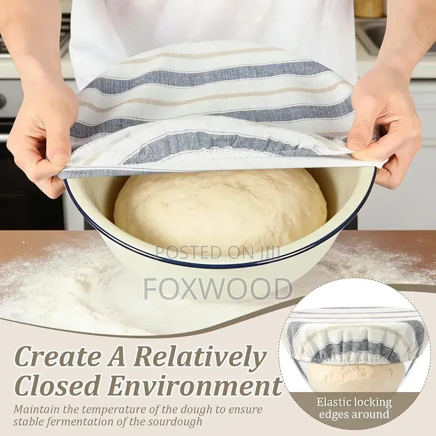 Reusable Cloth Bowl Food Covers a Set of 4