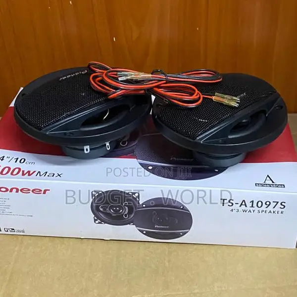 Pioneer TS-A1097S 4-Inch Triple Driver Car Audio Speaker