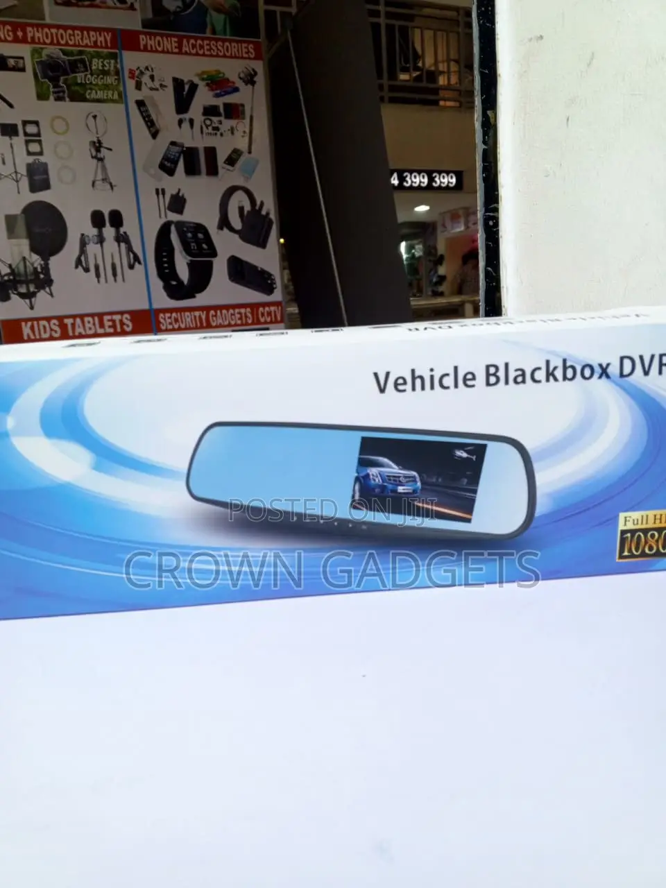 Vehicle Blackbox DVR 1080P Rearview Mirror Dashcam