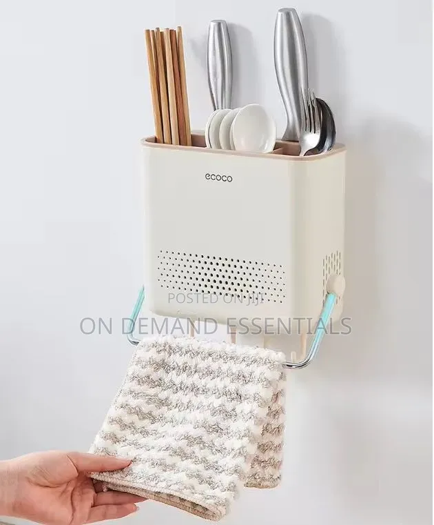 Multi Functional Kitchen Cutlery Storage Rack Drainer