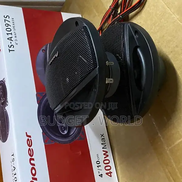 Pioneer TS-A1097S 4-Inch 3-Way Music Radio Speakers