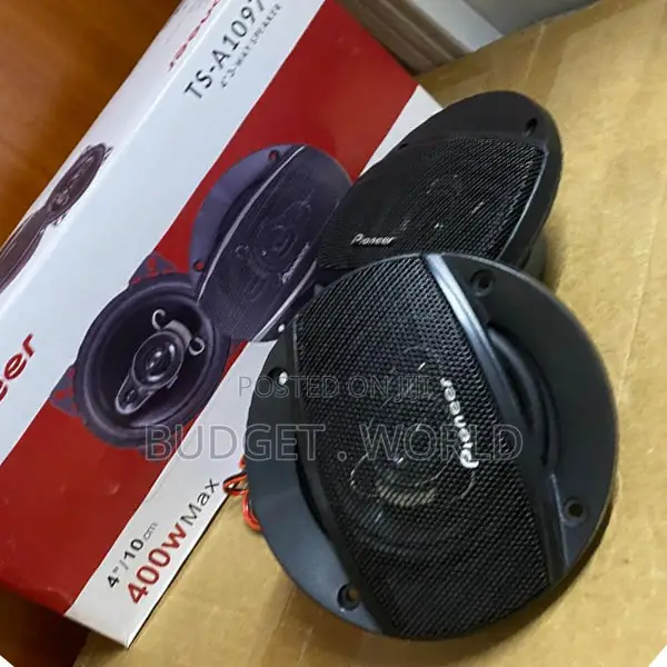 Pioneer TS-A1097S 4" 3-Way Clear Sound Car Speakers