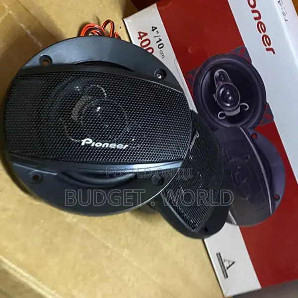 Pioneer TS-A1097S 4" 3-Way Clear Sound Car Speakers