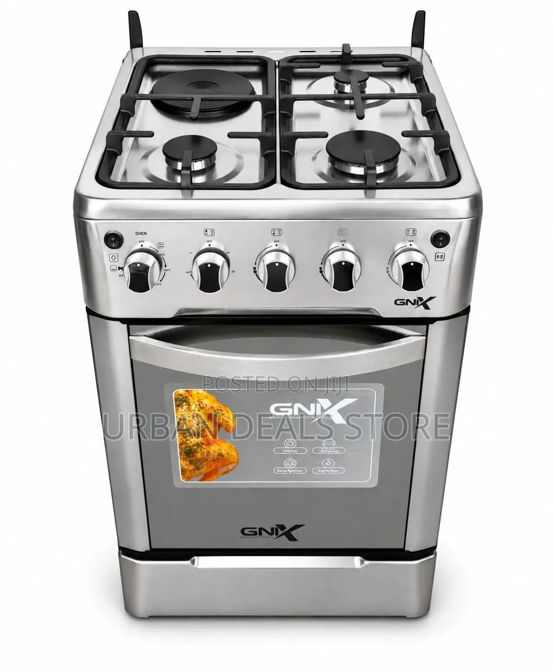 GNIX 50×50 Standing Cooker With Electric Oven