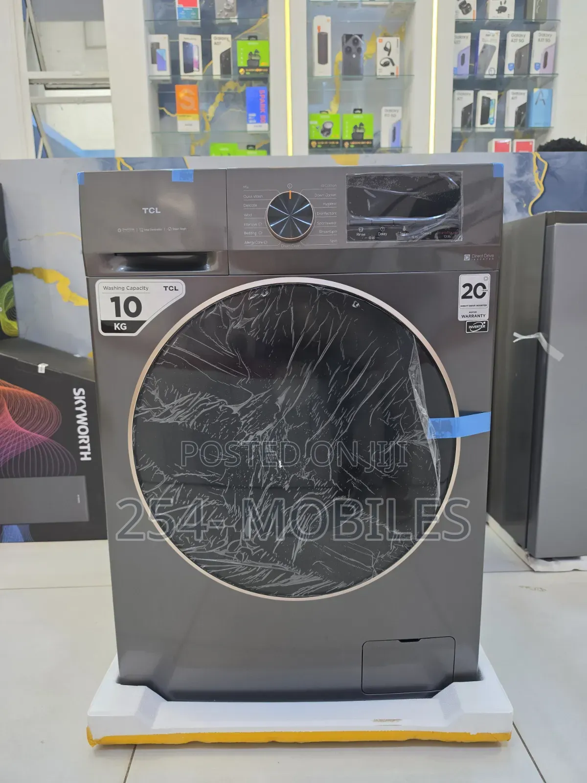 TCL 10Kg P2110FLG Front Loading Washing Machine