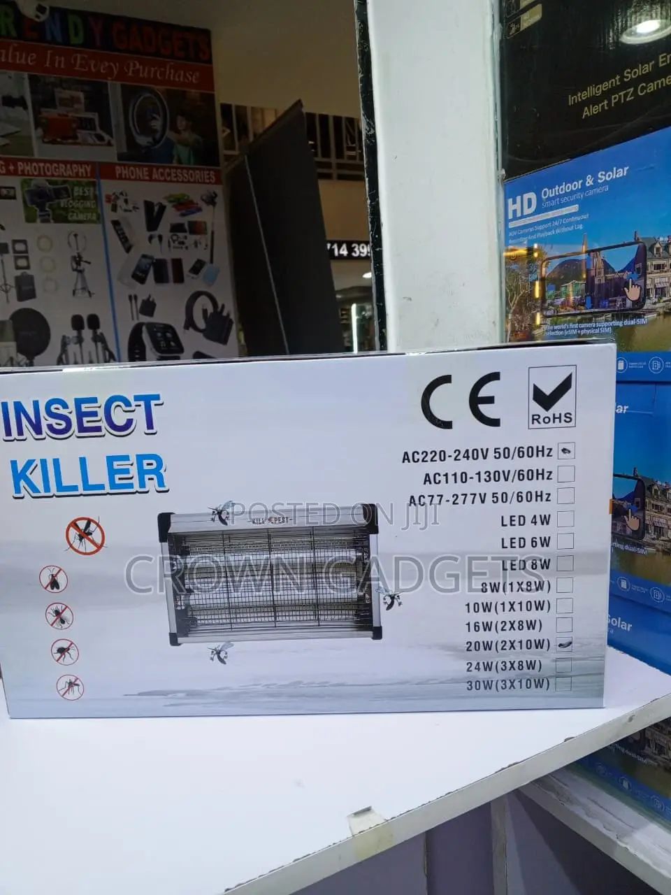 20W Indoor Mosquito Killer UV Light Bug Zapper