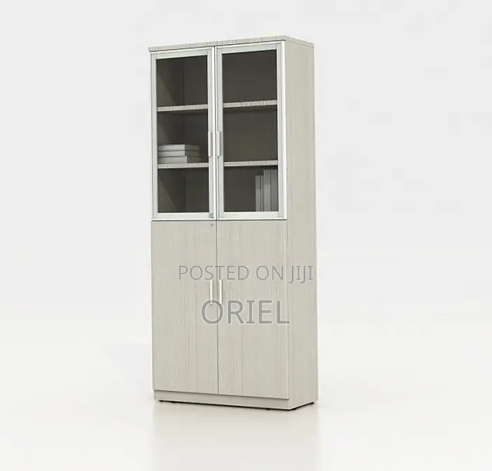 Office Cabinet : Wooden 2-Door Office Filing Cabinet