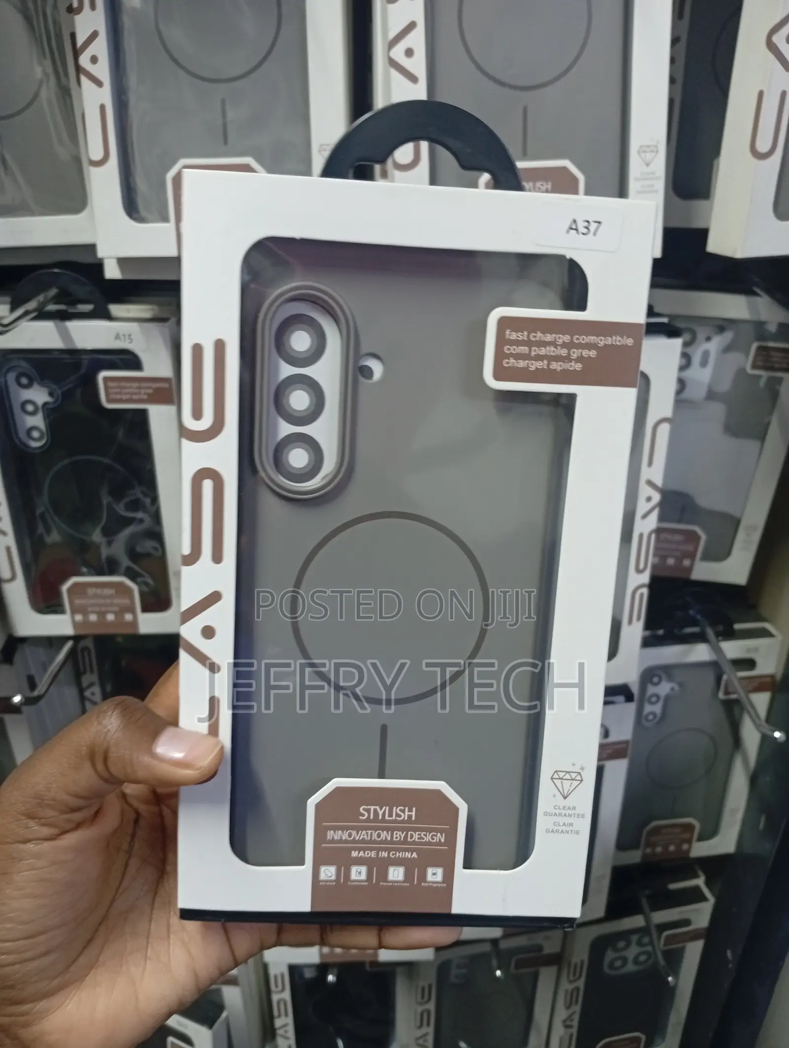 Matte Translucent Magnetic Phone Case for the Samsung Galaxy A37
