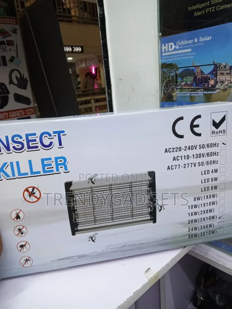 Indoor 20W Electric Mosquito Fly Killer Bug Zapper